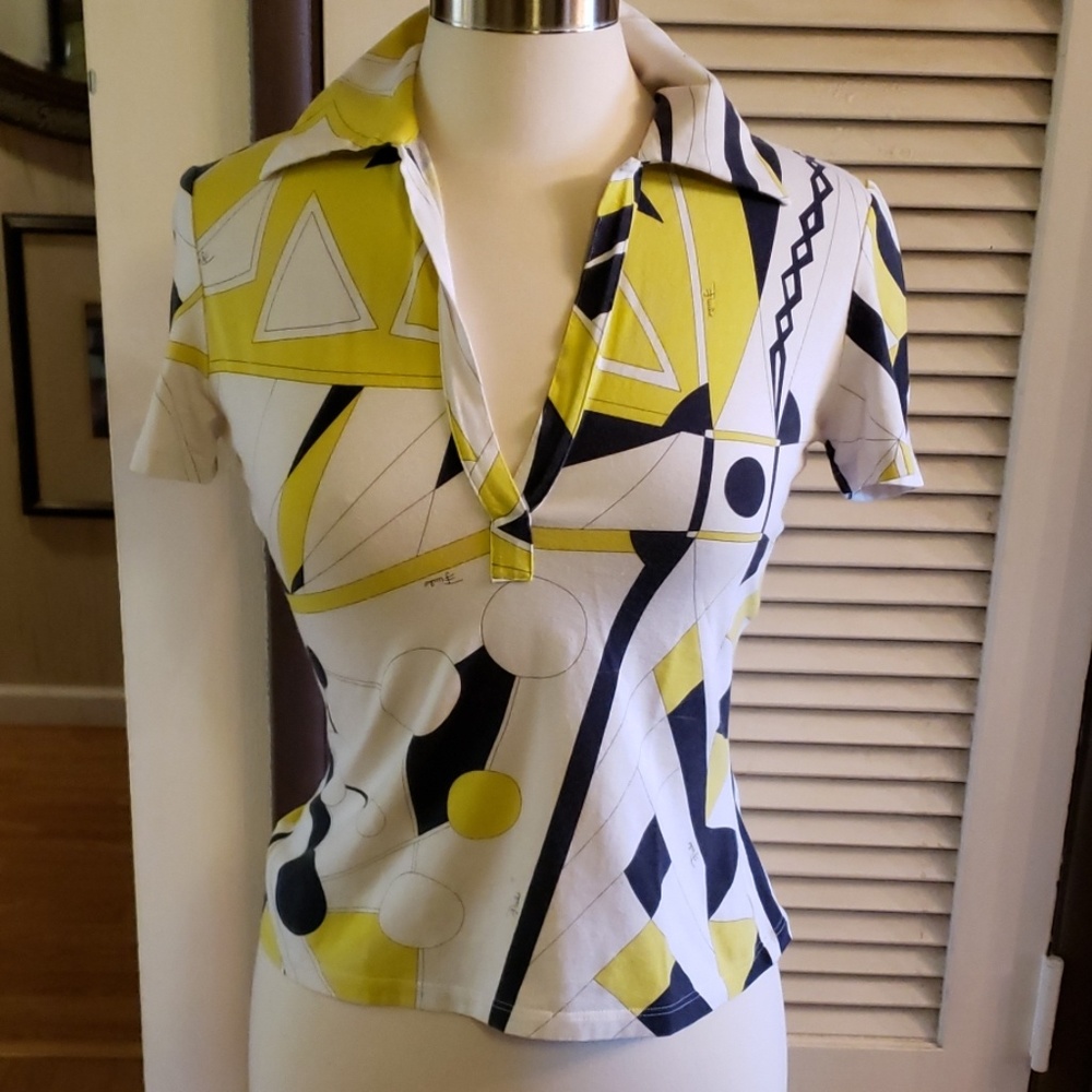 EMILIO PUCCI Firenze Stretch Top